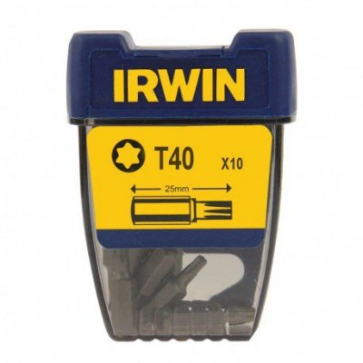 GROT, BIT, KOŃCÓWKA TYPU TORX 1/4&#039; 25MM 10 SZT. T40