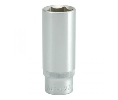 NASADKA DŁUGA 6-KĄTNA CHROMOWANA 1/2&#039;&#039; 22MM