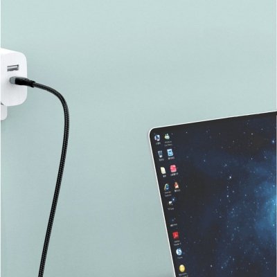 Kabel przewód do iPhone do szybkiego ładowania USB-C - Lightning PD 20W 1m czarny