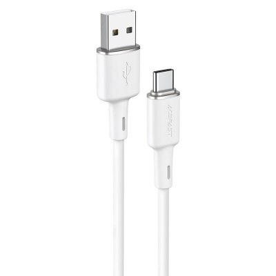 Kabel przewód USB - USB-C 3A 1.2m biały