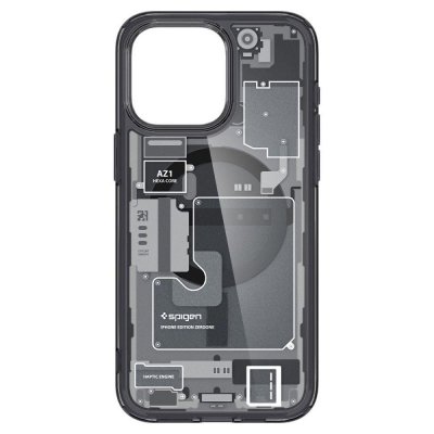 Etui Ultra Hybrid Mag z MagSafe na iPhone 15 Pro Max szaro-czarne