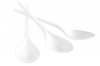 ŁYŻKA JEDNORAZOWA 17CM OFFICE PRODUCTS BIAŁA PLASTIK 100SZT