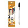 DŁUGOPIS JEDNORAZOWY BIC CRISTAL ORIGINAL 8308621 MIX 1.0MM 4SZT