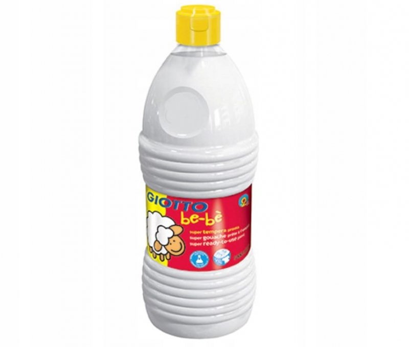 FARBA TEMPERA GIOTTO 1 litr - 1000 ml - BIAŁA