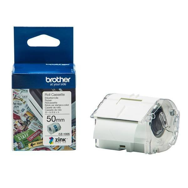 BROTHER TAŚMA PAPIEROWA 50MM X 5M, BIAŁA, CZ1005, DO DRUKARKI VC-500W