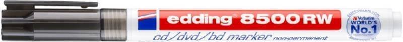 MARKER CD/DVD ZMYWALNY EDDING 8500 RW CZARNY 1MM