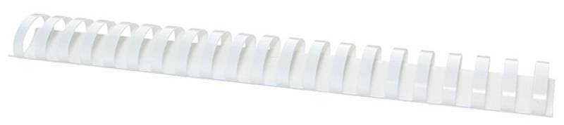 GRZBIET PLASTIKOWY 38MM (350 KARTEK) OFFICE PRODUCTS BIAŁY 50 SZT.