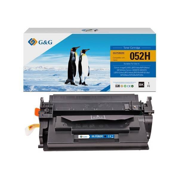 G&G KOMPATYBILNY TONER Z 052H, BLACK, 9200S, NT-PC052XC, HIGH CAPACITY, DLA CANON LBP212DW,214DW,215X, MF421DW,426DW,428X,429X, 