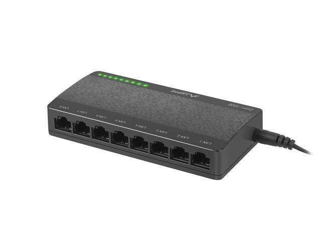 LANBERG SWITCH DSP1-1008 8-PORT 1GM/S DESKTOP DSP1-1008