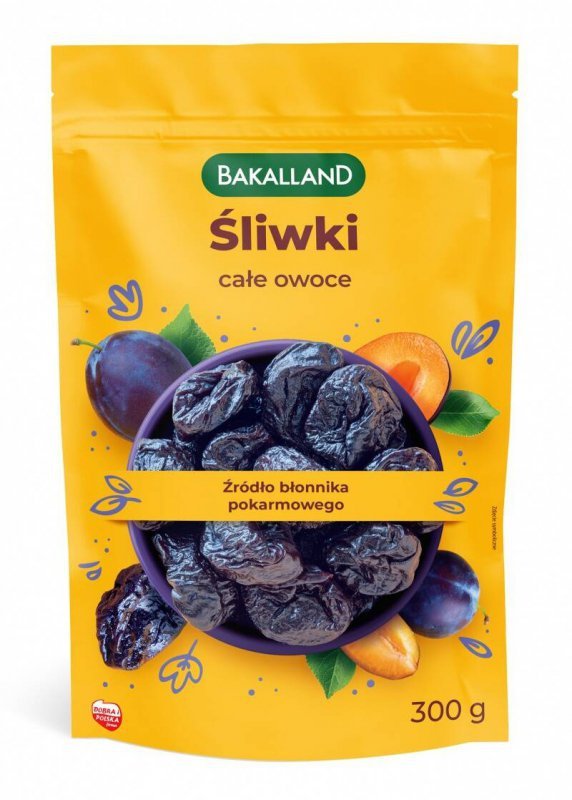 ŚLIWKI SUSZONE BAKALLAND 300G