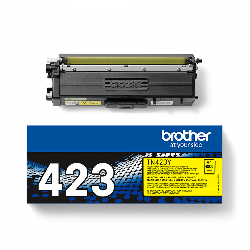 TONER ORYGINALNY BROTHER TN423Y YELLOW 4000 STRON