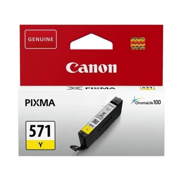 TUSZ ORYGINALNY CANON CLI571Y 0388C001 YELLOW 7 ML