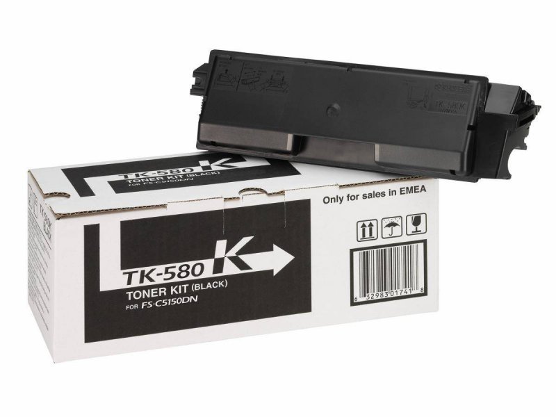 TONER ORYGINALNY KYOCERA TK580K TK580K=1T02KT0NL0 CZARNY 3500 STRON