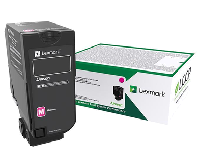TONER ORYGINALNY LEXMARK 75B20M0 MAGENTA 10000 STRON