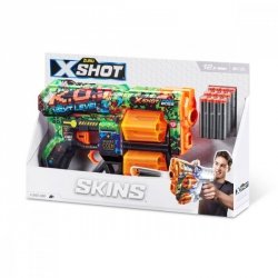 ZURU X-Shot Wyrzutnia SKINS DREAD (12 Strzałek) Wyrzutnia wzór B