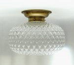 Plafon mosiężny,lampa sufitowa mosiężna Fi 30cm