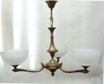 Żyrandol mosiężny,lampa wisząca mosiężna