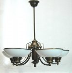  Lampa wisząca mosiężna,żyrandol mosiężny