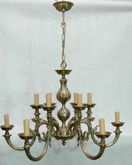 Żyrandol mosiężny,lampa wisząca mosiężna 
