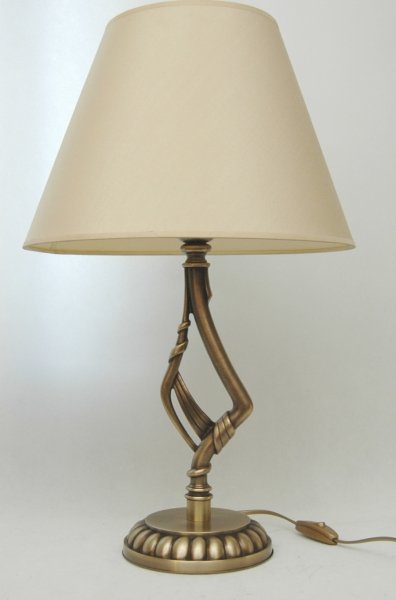 Lampka mosiężna,lampa biurkowa mosiężna,lampka z mosiądzu