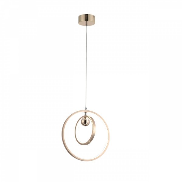 Orbit - lampa wisząca LED różowe złoto 336101-26