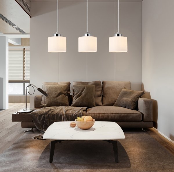 RABATY Riva - lampa wisząca 3 pł. chrom 345403-06 (od 5% rabatu w koszyku)