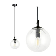 Lampa wisząca COSMO 1 BL TRANSPARENTNY 711/1 ( od 5 % rabatu w koszyku)