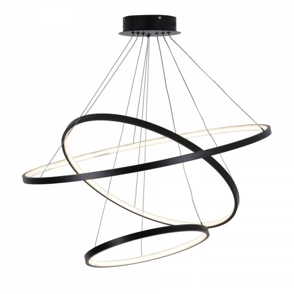 Lampa wisząca LED LEA 3 czarna 330024 Sanico Goldlux