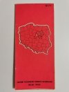 WOJEWÓDZTWA STOŁ. WARSZAWSKIE CIECHANOWSKIE OSTROŁĘCKIE PŁOCKIE 1: 500 000 1982