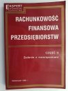 RACHUNKOWOŚĆ FINANSOWA PRZEDSIĘBIORSTW CZĘŚĆ II 