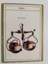 KARTKA OTWIERANA. WAGA LIBRA, WIERSZ L. SZUMAN