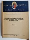 LECZENIE FARMAKOLOGICZNE OSTRYCH I NAGŁYCH STANÓW W GINEKOLOGII. RECEPTY 1983