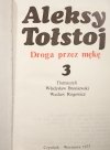 DROGA PRZEZ MĘKĘ TOM 3 - Aleksy Tołstoj 1977