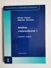 ANALIZA MATEMATYCZNA 1 PRZYKŁADY I ZADANIA - Marian Gewert 2003