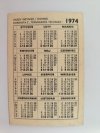 KALENDARZ 1974 MERA TRONIK