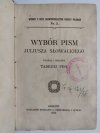 WYBÓR PISM – 1915R - Juliusz Słowacki