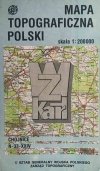 MAPA TOPOGRAFICZNA POLSKI 1:200 000. ELBLĄG