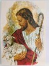 JEZUS Z BARANKIEM BIAŁE TŁO