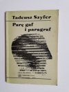 PARĘ GAF I PARAGRAF - Tadeusz Szyfer 1980