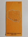 WOJEWÓDZTWA M. KRAKOWSKIE NOWOSĄDECKIE TARNOWSKIE. MAPA PRZEGLĄDOWA 1: 500 000 1982