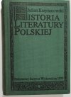 HISTORIA LITERATURY POLSKIEJ. ALEGORYZM-PREROMANTYZM - Julian Krzyżanowski 1986