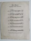 W. A. MOZART SAMTLICHE KONZERTE FUR VIOLINE UND PIANOFORTE 