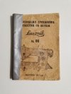 UNIWERSALNA ZYGZAKOWA MASZYNA DO SZYCIA ŁUCZNIK KL. 86 INSTRUKCJA OBSŁUGI 