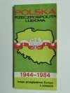 POLSKA RZECZPOSPOLITA LUDOWA 1944-1984 MAPA PRZEGLĄDOWA EUROPY 1: 1 000 000 