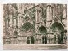 BOURGES – LA CATHEDRALE. LE PORTAIL OCCIDENTAL