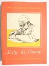 LISTY KS. ALOJZEGO ORIONE (WYBÓR) 1981