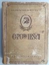OPOWIEŚCI – 1949 R. - Aleksander Puszkin