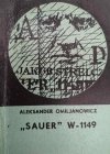 „SAUER” W-1149 - Aleksander Omiljanowicz
