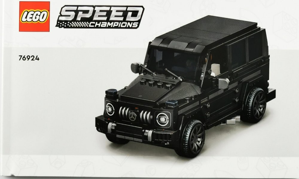 INSTRUKCJA LEGO SPEED CHAMPIONS 76924 Mercedes-AMG G 63