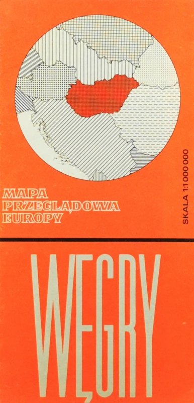 MAPA. WĘGRY. SKALA 1:1000000